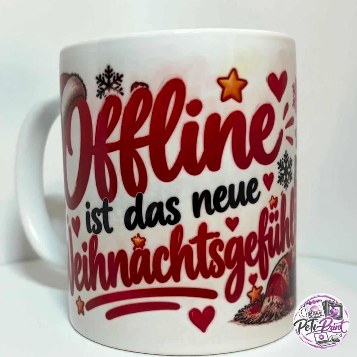 Weihnachtstasse Offline ist das neue Weihnachtsgefühl