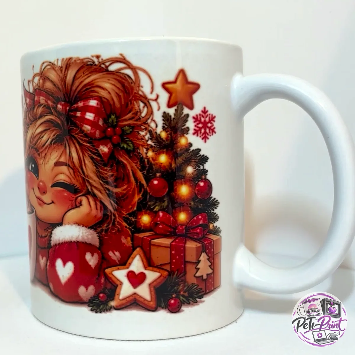 Tasse Weihnachten? Erst Kaffee, dann der ganze Rest – Rückseite