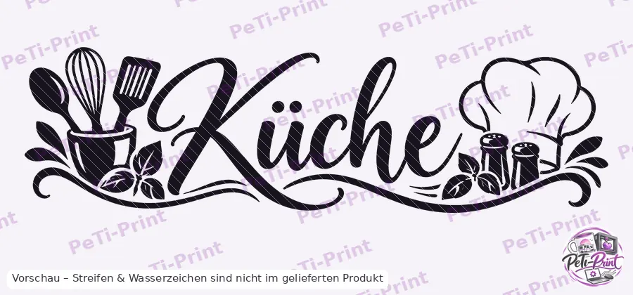 Tür-Tattoo Küche